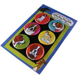  St. Bernard Silly Dog Magnets: Office Products
