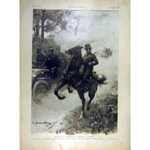  1902 Petrol Motor Car Avoine Horse Automobile Print