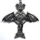 Death Angel Cross Necklace Dark Devil Gi
