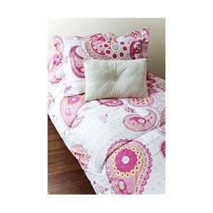  Wild Pink Paisley Comforter Set Twin XL