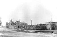 DEER LODGE MONTANA PRISON LOOKING EAST 1910 PHOTO  