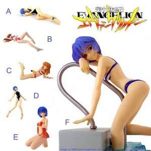  Evangelion Rei & Asuka Beach Collection (Set of 6) Toys 
