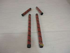 ODYSSEY (TWO PIECE) LONG PUTTER GRIPS (LOT OF 2) RED BLACK   