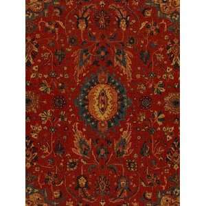   Sch 172790 Jahanara Carpet   Turkish Red Fabric: Arts, Crafts & Sewing