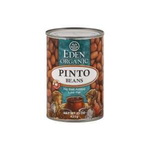  Eden Organic Pinto Beans, 15 oz, (pack of 6) Everything 