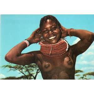  Africa Post Card: Turkana Girl, #224, Kensta/K, Photo by 