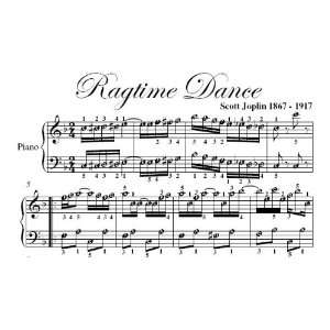   Ragtime Dance Scott Joplin Easy Piano Sheet Music Scott Joplin Books