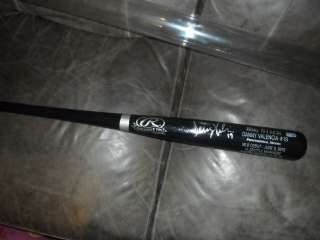 Danny Valencia Minnesota Twins Autographed Debut Baseball Bat Ltd Ed 