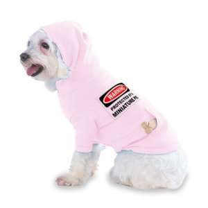  PROTECTED BY A MINIATURE PIG Hooded (Hoody) T Shirt with pocket 