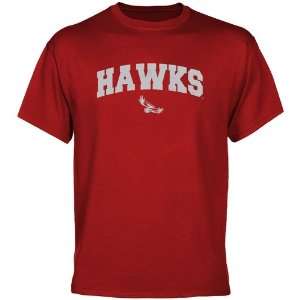  Saint Josephs Hawks Cardinal Logo Arch T shirt: Sports 