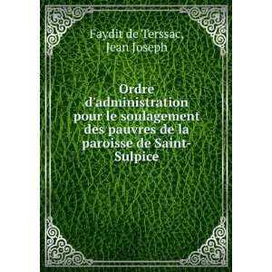  de la paroisse de Saint Sulpice Jean Joseph Faydit de Terssac Books