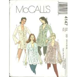  Misses Tunics McCalls Sewing Pattern 4147 (Size DD 12 14 