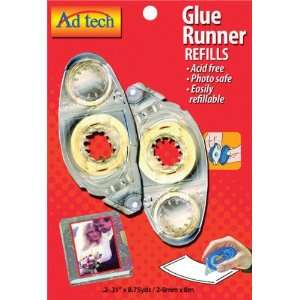  Ad Tech Permanent 8/25 Inch by 8 3/4 Yards Glue Runner 
