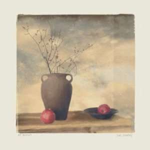   : Red Berries, Canvas Transfer by Judy Mandolf, 10x10: Home & Kitchen