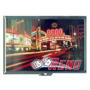 Reno, Nevada Casinos GREAT ID Holder, Cigarette Case or Wallet MADE 
