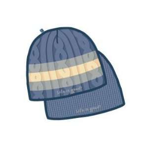  THERMAL CABLE HAT   O/S   TRUE BLUE