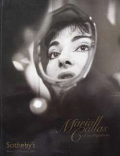 Sothebys Maria Callas and her Pygmalion , Milano 2007  
