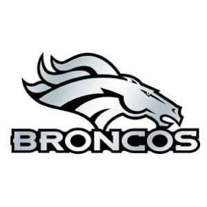  Denver Broncos NFL Silver Auto Emblem: Sports & Outdoors