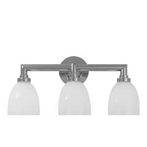  Studio Sandy Chapman Wilton Triple Bath Light in Chrome 