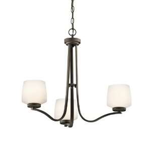   42829OZ 3 Light Truett Chandelier, Olde Bronze