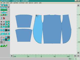   section of the program assists you to start garments from scratch or