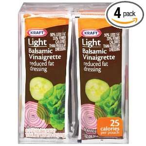 Kraft Light Balsamic Vinaigrette Dressing & Marinade Salad Dressing, 8 