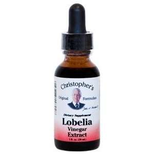  Lobelia Herb Vinegar Extract 1 oz.   Dr. Christophers 