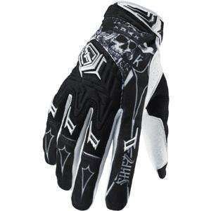  2011 Shift Racing Faction Suicidal Gloves   Black   11 (X 