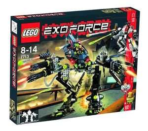 Lego Exo Force Robots Bridge Walker and White Lightning 7713  
