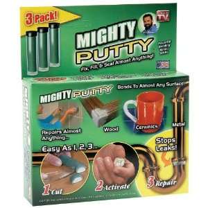  Mighty Putty Repair Tubes 3 Pack: Office Products