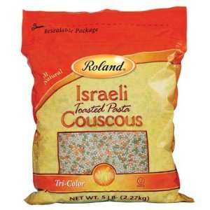 Israeli Couscous, Tri color (2/5lb.) Grocery & Gourmet Food