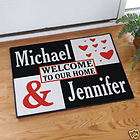 Just the 2 of Us Couples Doormat ~ Free Personaliz​ation