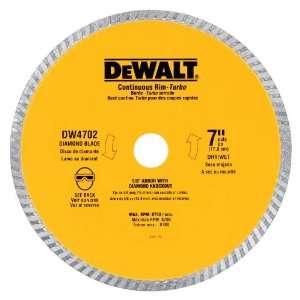   12 Inch Dry Cutting Continuous Rim Diamond Saw Blade with 1 Inch Arbor