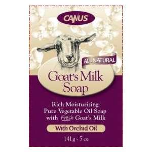  Canus Goats Milk Bar Soap Orchid Oil 5oz: Health 