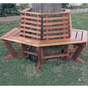  Tree Seat, Plan No. 911 (Woodworking Project Paper Plan)