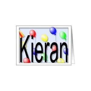  Kierans Birthday Invitation, Party Balloons Card: Toys 