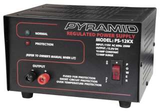 PYRAMID 10 Amp Power Supply PS12KX  