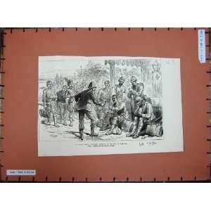   1882 War Egypt Wounded Soldiers Scottish Kilts Print: Home & Kitchen