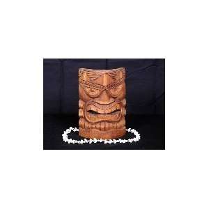  CARVED TIKI MASK 8   LUCKY TIKI