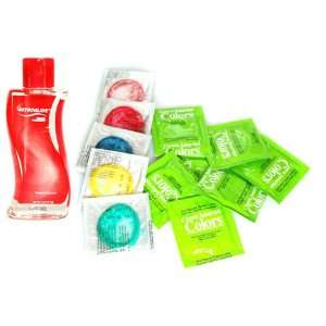  Beyond Seven Assorted Colors Latex Condoms Lubricated 72 