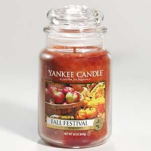  Fall Festival 22oz Large Jar Yankee Candle: Home & Kitchen