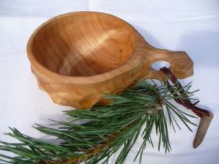 Survival Bushcraft Handmade Wooden Cup KUKSA Finland  
