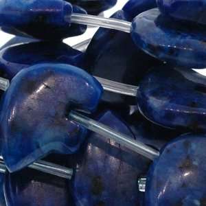 Lapis Kiwi  Zuni Bear Plain   18mm Height, 13mm Width, Sold by 16 