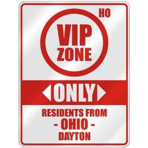  RESIDENTS FROM DAYTON  PARKING SIGN USA CITY OHIO
