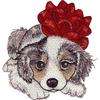 OESD Bernina Artista Embroidery Card CHRISTMAS PUPPIES  