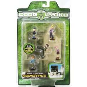  Code Lyoko PVC Mini Figure Set Hermitage: Toys & Games
