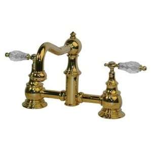   PB F9 3300 KL PB F2 3610 Bridge Faucet, Krystal Lever II Handle, Polis