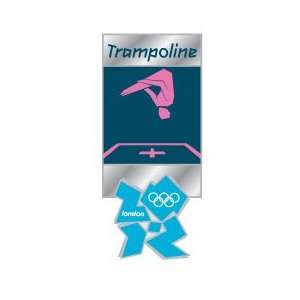  London 2012 Olympics Trampoline Pictogram Pin Sports 