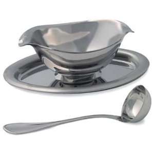 Tramontina Gravy Boat with Stand & Ladle 