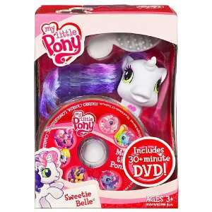   Little Pony Friends   Sweetie Belle with DVD and Brush: Toys & Games